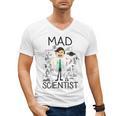 Mad Scientist Shirt Kids Boys Youth Science Teacher Men's V-Neck T-Shirt, Science Teacher Gifts, trending gift