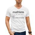 Mathlete Definition Math Math Teacher Nerd Geek Men Women Girls Kids Men's V-Neck T-Shirt, trending gift