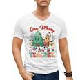 One Merry Teacher Groovy Christmas Tree Pjs Xmas Teacher Men's V-Neck T-Shirt, Groovy Teacher Gifts, trending gift One Merry Teacher Groovy Christmas Tree Pjs Xmas Teacher Men's V-Neck T-Shirt, Groovy Teacher Gifts, trending gift