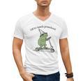Pre K Grade Teacher Frog Back To School Preschool Men's V-Neck T-Shirt, trending gift
