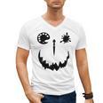 Pumpkin Artist Halloween Art Teacher Men's V-Neck T-Shirt, trending gift