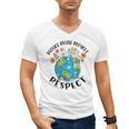 Reduce Reuse Recycle Respect Earth Day Teacher Girl Women Men's V-Neck T-Shirt, trending gift