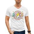 Retro ABCD Transitional Kindergarten Teacher Tour TK Teacher Men's V-Neck T-Shirt, trending gift Retro ABCD Transitional Kindergarten Teacher Tour TK Teacher Men's V-Neck T-Shirt, trending gift
