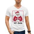 Retro All Done Christmas Special Ed Teacher Team Santa Women Men's V-Neck T-Shirt, trending gift Retro All Done Christmas Special Ed Teacher Team Santa Women Men's V-Neck T-Shirt, trending gift