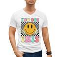 You Got This Retro Smile Motivational Testing Day Teacher Men's V-Neck T-Shirt, trending gift