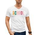 School Psychologist Rainbow Psychology Teacher Men's V-Neck T-Shirt, trending gift School Psychologist Rainbow Psychology Teacher Men's V-Neck T-Shirt, trending gift