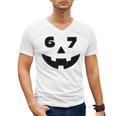 Six Seven Halloween Costume For Students Teachers 6 7 Men's V-Neck T-Shirt, trending gift Six Seven Halloween Costume For Students Teachers 6 7 Men's V-Neck T-Shirt, trending gift