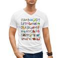SPANISH ALPHABET MAESTRA SPANISH TEACHER Men's V-Neck T-Shirt, trending gift SPANISH ALPHABET MAESTRA SPANISH TEACHER Men's V-Neck T-Shirt, trending gift