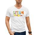 Steam Teacher Science Tech Engineering Arts Maker Men's V-Neck T-Shirt, Science Teacher Gifts, trending gift