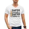 Super Teacher By Day Super Tired By Night Back To School Men's V-Neck T-Shirt, Super Teacher Gifts, trending gift Super Teacher By Day Super Tired By Night Back To School Men's V-Neck T-Shirt, Super Teacher Gifts, trending gift