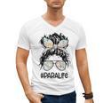 Teacher Para Life Tee Paraprofessional Cute Messy Bun Men's V-Neck T-Shirt, trending gift