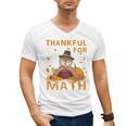 Thankful Math Turkey Teacher Happy Thanksgiving Men's V-Neck T-Shirt, trending gift Thankful Math Turkey Teacher Happy Thanksgiving Men's V-Neck T-Shirt, trending gift