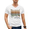 Thankful Teacher Thanksgiving Fall Pumpkin Turkey Men's V-Neck T-Shirt, trending gift Thankful Teacher Thanksgiving Fall Pumpkin Turkey Men's V-Neck T-Shirt, trending gift