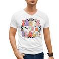 Trick Or Teach Retro Groovy Halloween Teacher Men's V-Neck T-Shirt, Groovy Teacher Gifts, trending gift Trick Or Teach Retro Groovy Halloween Teacher Men's V-Neck T-Shirt, Groovy Teacher Gifts, trending gift