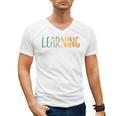 Vintage Play Is Learning Back To School Toddler Teacher Men's V-Neck T-Shirt, trending gift Vintage Play Is Learning Back To School Toddler Teacher Men's V-Neck T-Shirt, trending gift