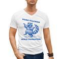 Weird Teachers Build Character Shirt Raccoon Dancing Men's V-Neck T-Shirt, trending gift Weird Teachers Build Character Shirt Raccoon Dancing Men's V-Neck T-Shirt, trending gift