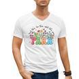 Wildflower Para Floral Paraprofessional Paraeducator Teacher Men's V-Neck T-Shirt, trending gift Wildflower Para Floral Paraprofessional Paraeducator Teacher Men's V-Neck T-Shirt, trending gift