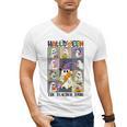 Women Halloween The Teacher Tour Ghosts Pencil Pumpkins Men's V-Neck T-Shirt, trending gift Women Halloween The Teacher Tour Ghosts Pencil Pumpkins Men's V-Neck T-Shirt, trending gift
