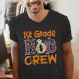1st Grade Boo Crew First Grade Halloween Teacher Men's V-Neck T-Shirt, First Grade Teacher Shirts, funny gift 1st Grade Boo Crew First Grade Halloween Teacher Men's V-Neck T-Shirt, First Grade Teacher Shirts, funny gift