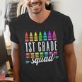 1st Grade Squad Back To School First Grade Teacher Boy Girl Men's V-Neck T-Shirt, First Grade Teacher Shirts, funny gift 1st Grade Squad Back To School First Grade Teacher Boy Girl Men's V-Neck T-Shirt, First Grade Teacher Shirts, funny gift