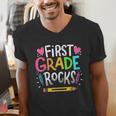 1st Grade Teacher Men's V-Neck T-Shirt, funny gift 1st Grade Teacher Men's V-Neck T-Shirt, funny gift
