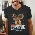 2nd Grade Teacher Christmas Second Grade Squad Reindeer Xmas For Men Women Kids Men's V-Neck T-Shirt, 2nd Grade Teacher Shirts, funny gift 2nd Grade Teacher Christmas Second Grade Squad Reindeer Xmas For Men Women Kids Men's V-Neck T-Shirt, 2nd Grade Teacher Shirts, funny gift