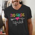 3rd Grade Squad Third Teacher Student Team Back To School Men's V-Neck T-Shirt, funny gift 3rd Grade Squad Third Teacher Student Team Back To School Men's V-Neck T-Shirt, funny gift