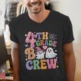 4th Grade Boo Crew Fourth Grade Teacher Kids Happy Halloween Men's V-Neck T-Shirt, 4th Grade Teacher Shirts, funny gift 4th Grade Boo Crew Fourth Grade Teacher Kids Happy Halloween Men's V-Neck T-Shirt, 4th Grade Teacher Shirts, funny gift