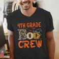 4th Grade Boo Crew Teacher Student Halloween Men's V-Neck T-Shirt, 4th Grade Teacher Shirts, funny gift