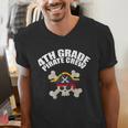 4th Grade Pirate Crew Halloween Costume Cool Teacher Student Men's V-Neck T-Shirt, 4th Grade Teacher Shirts, funny gift 4th Grade Pirate Crew Halloween Costume Cool Teacher Student Men's V-Neck T-Shirt, 4th Grade Teacher Shirts, funny gift