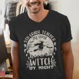 5th Grade Teacher By Day Witch By Night Halloween Men's V-Neck T-Shirt, funny gift 5th Grade Teacher By Day Witch By Night Halloween Men's V-Neck T-Shirt, funny gift