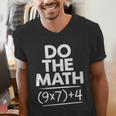 6 7 Six Seven Math Teacher Gen Z Alpha Meme Slang Boys Girls Men's V-Neck T-Shirt, funny gift 6 7 Six Seven Math Teacher Gen Z Alpha Meme Slang Boys Girls Men's V-Neck T-Shirt, funny gift
