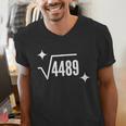 67 Meme Square Root 4489 Slang Math Teacher Men Women Men's V-Neck T-Shirt, funny gift 67 Meme Square Root 4489 Slang Math Teacher Men Women Men's V-Neck T-Shirt, funny gift