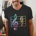67 Music Meme Slang Six Seven Music Teacher Musician Men's V-Neck T-Shirt, funny gift