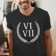 67 Roman Numerals Meme History Teacher Vintage History Men's V-Neck T-Shirt, History Teacher Shirts, funny gift
