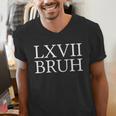 67 History Meme Six Seven Bruh History Teacher Men's V-Neck T-Shirt, History Teacher Shirts, funny gift