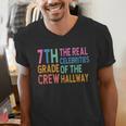 7th Grade Crew The Real Celebrities Of The Hallway Teacher Men's V-Neck T-Shirt, funny gift 7th Grade Crew The Real Celebrities Of The Hallway Teacher Men's V-Neck T-Shirt, funny gift