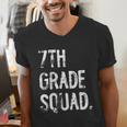 7th Grade Squad Back To School Student Teacher Men's V-Neck T-Shirt, funny gift 7th Grade Squad Back To School Student Teacher Men's V-Neck T-Shirt, funny gift