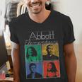 Abbott Elementary Colorful Pop Art Teachers TV Show Men's V-Neck T-Shirt, funny gift