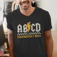 ABCD Kindergarten Rocks Pencil Lightning Students Teachers Men's V-Neck T-Shirt, funny gift ABCD Kindergarten Rocks Pencil Lightning Students Teachers Men's V-Neck T-Shirt, funny gift