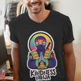 Anti Bullying Kindness Ninja School Teacher Student Men's V-Neck T-Shirt, funny gift Anti Bullying Kindness Ninja School Teacher Student Men's V-Neck T-Shirt, funny gift