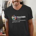 Art Teacher Definition Arts Artist Artistic Graphic For Men Women Girls Kids Men's V-Neck T-Shirt, funny gift