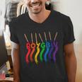 Art Teacher For Women Art Teacher Clothes Men's V-Neck T-Shirt, funny gift