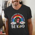 Autism Awareness For Teacher Why Fit In Doctor Cat Hat Cool Men's V-Neck T-Shirt, funny gift Autism Awareness For Teacher Why Fit In Doctor Cat Hat Cool Men's V-Neck T-Shirt, funny gift