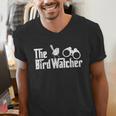 Avoid Negativity Math Nerd Joke Math Teacher Men Men's V-Neck T-Shirt, funny gift