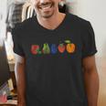 Back To School Cute Hungry Lover Fruits Teacher Men's V-Neck T-Shirt, funny gift Back To School Cute Hungry Lover Fruits Teacher Men's V-Neck T-Shirt, funny gift