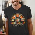 Back To School Kindergarten Dream Team Teacher Love Floral Men's V-Neck T-Shirt, funny gift Back To School Kindergarten Dream Team Teacher Love Floral Men's V-Neck T-Shirt, funny gift