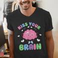 Back To School Kiss Your Brain Cute Teacher Appreciation Men's V-Neck T-Shirt, funny gift Back To School Kiss Your Brain Cute Teacher Appreciation Men's V-Neck T-Shirt, funny gift