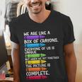 Back To School Teacher We Are Like A Box Of Crayons Men's V-Neck T-Shirt, funny gift Back To School Teacher We Are Like A Box Of Crayons Men's V-Neck T-Shirt, funny gift