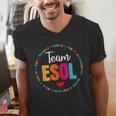 Back To School Teachers Crew Students Team ESOL Teacher Men's V-Neck T-Shirt, funny gift Back To School Teachers Crew Students Team ESOL Teacher Men's V-Neck T-Shirt, funny gift